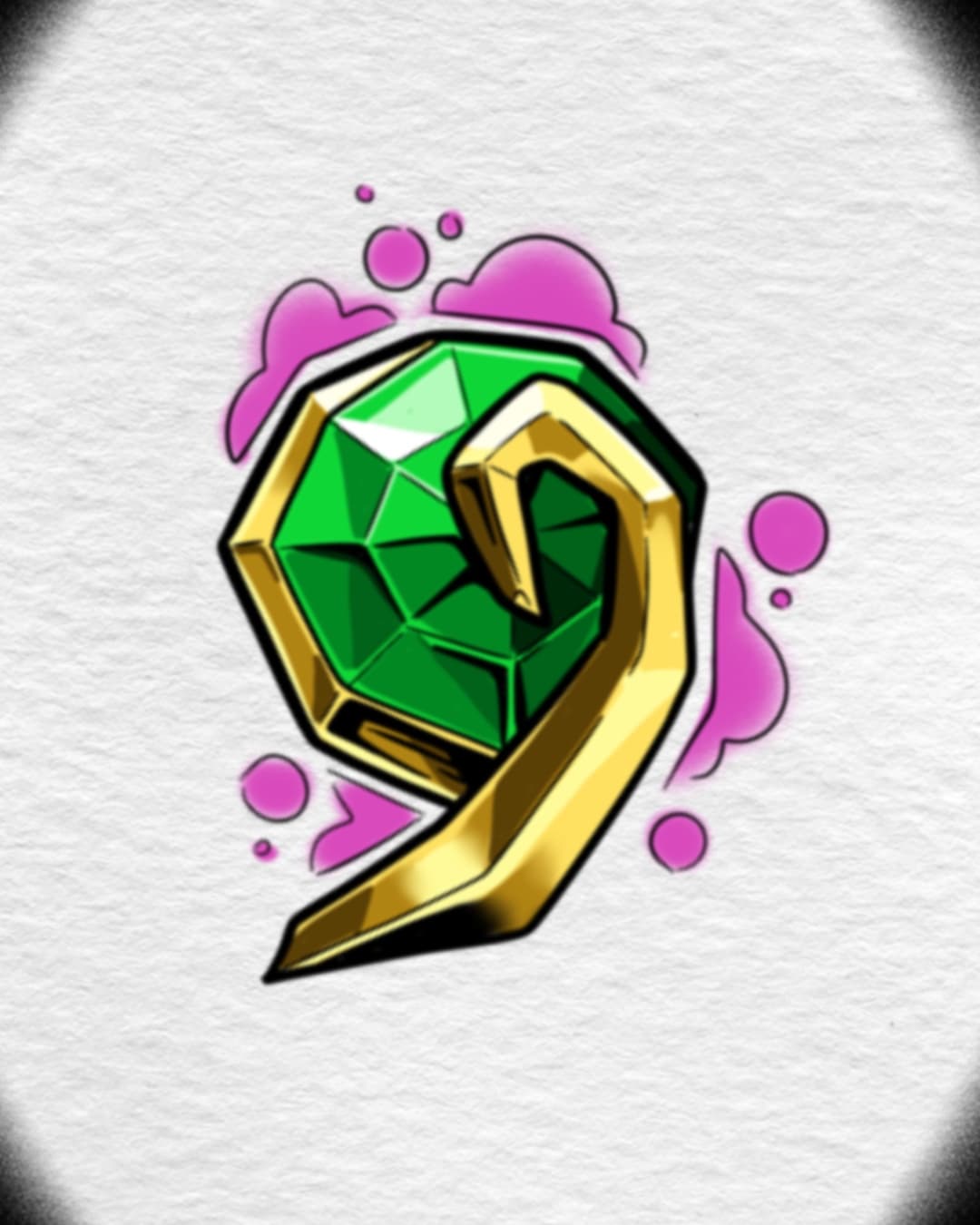The Legend of Zelda: Ocarina of Time – Kokiri's Emerald Tattoo
