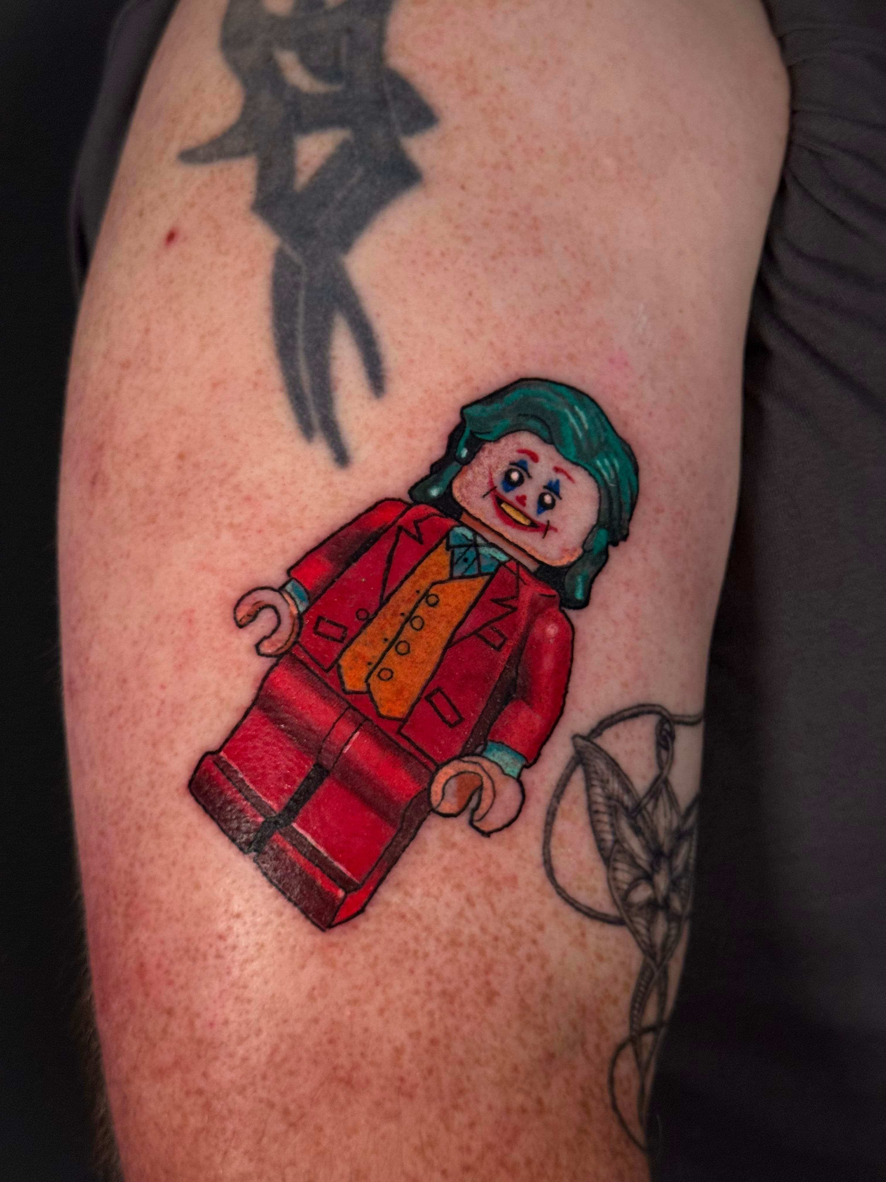 LEGO Joker Color Tattoo