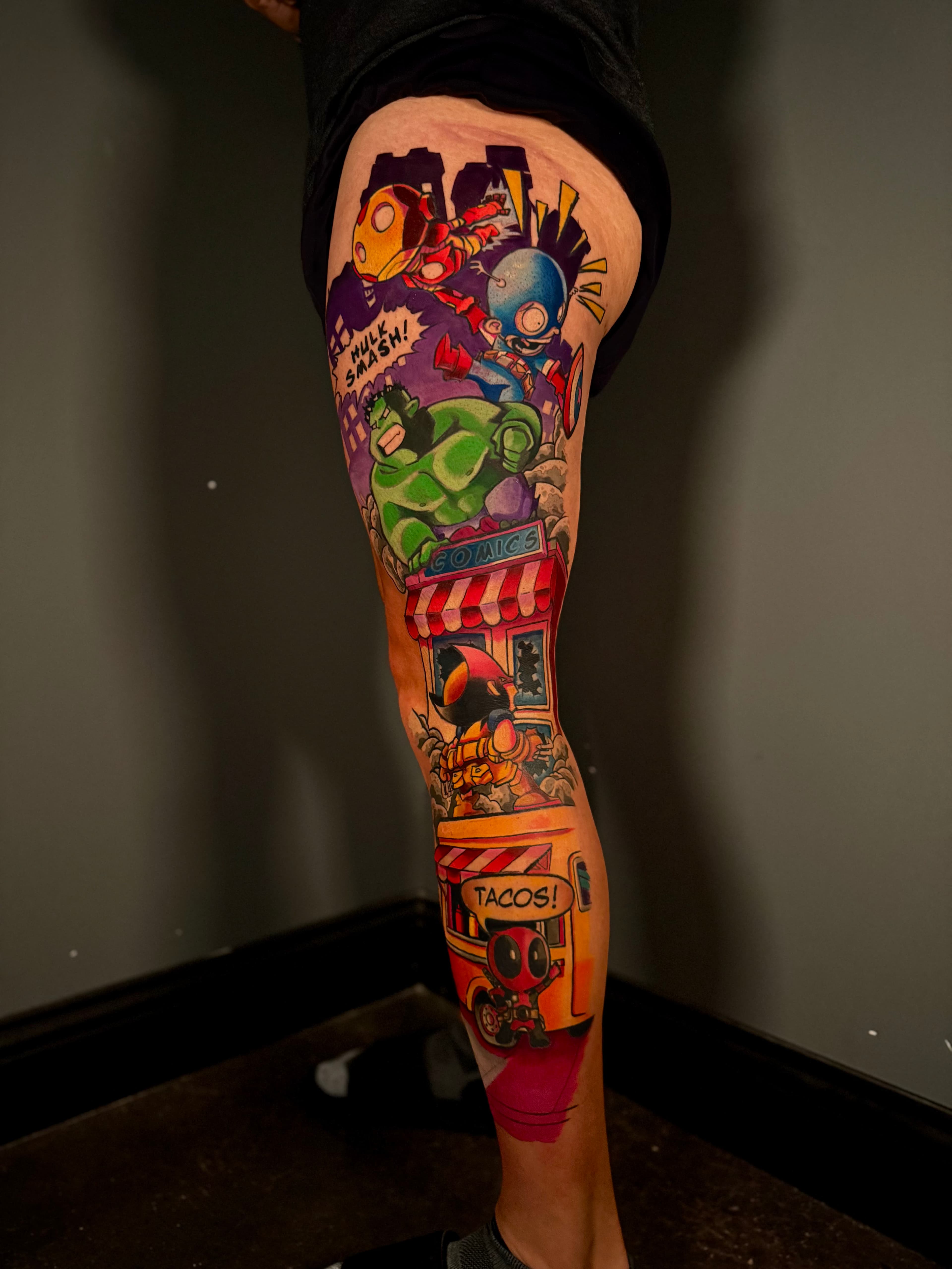 Marvel vs. X-Men Comic Leg Sleeve