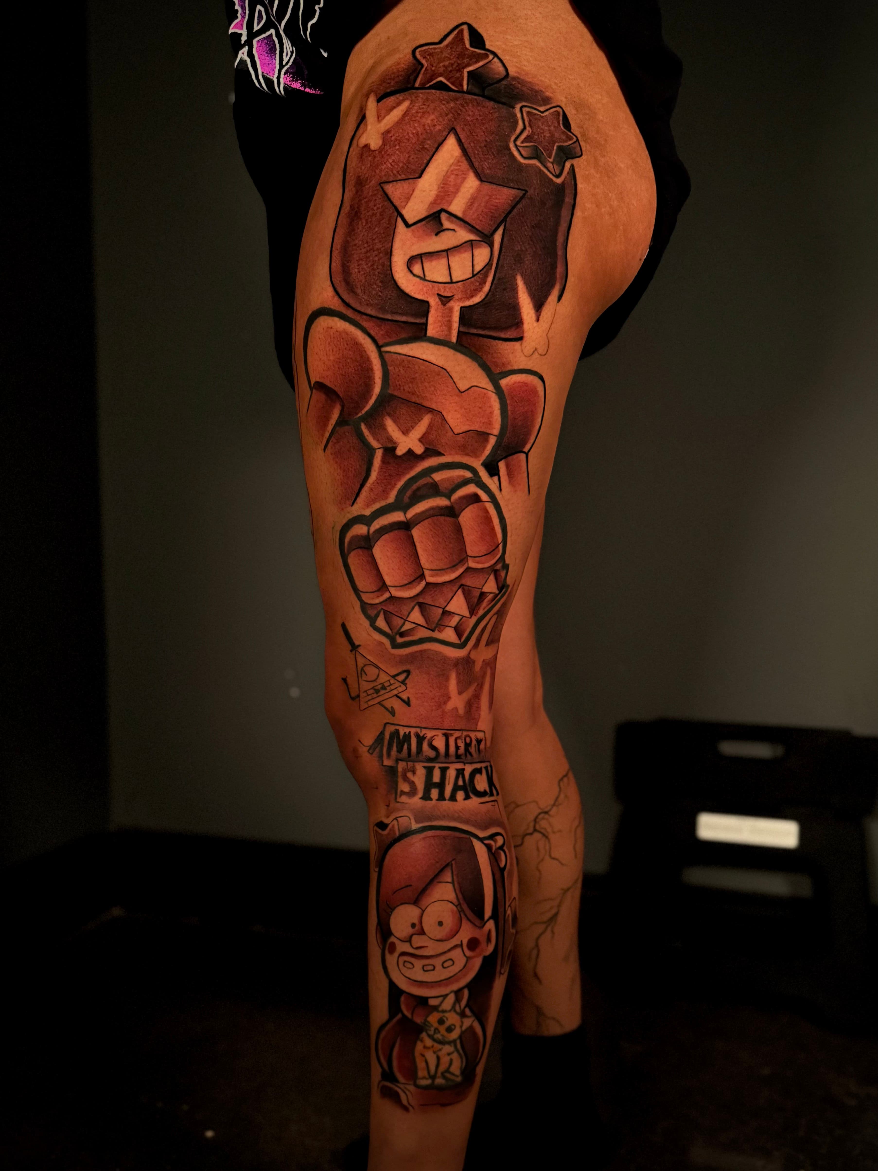 Steven Universe & Gravity Falls Cartoon Sleeve