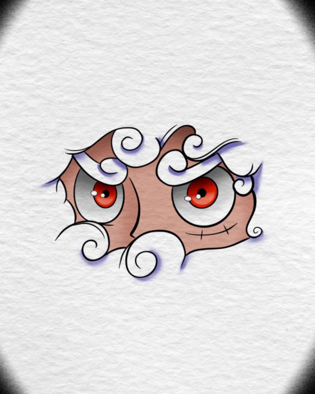 Gear 5 Luffy Eyes Tattoo – One Piece