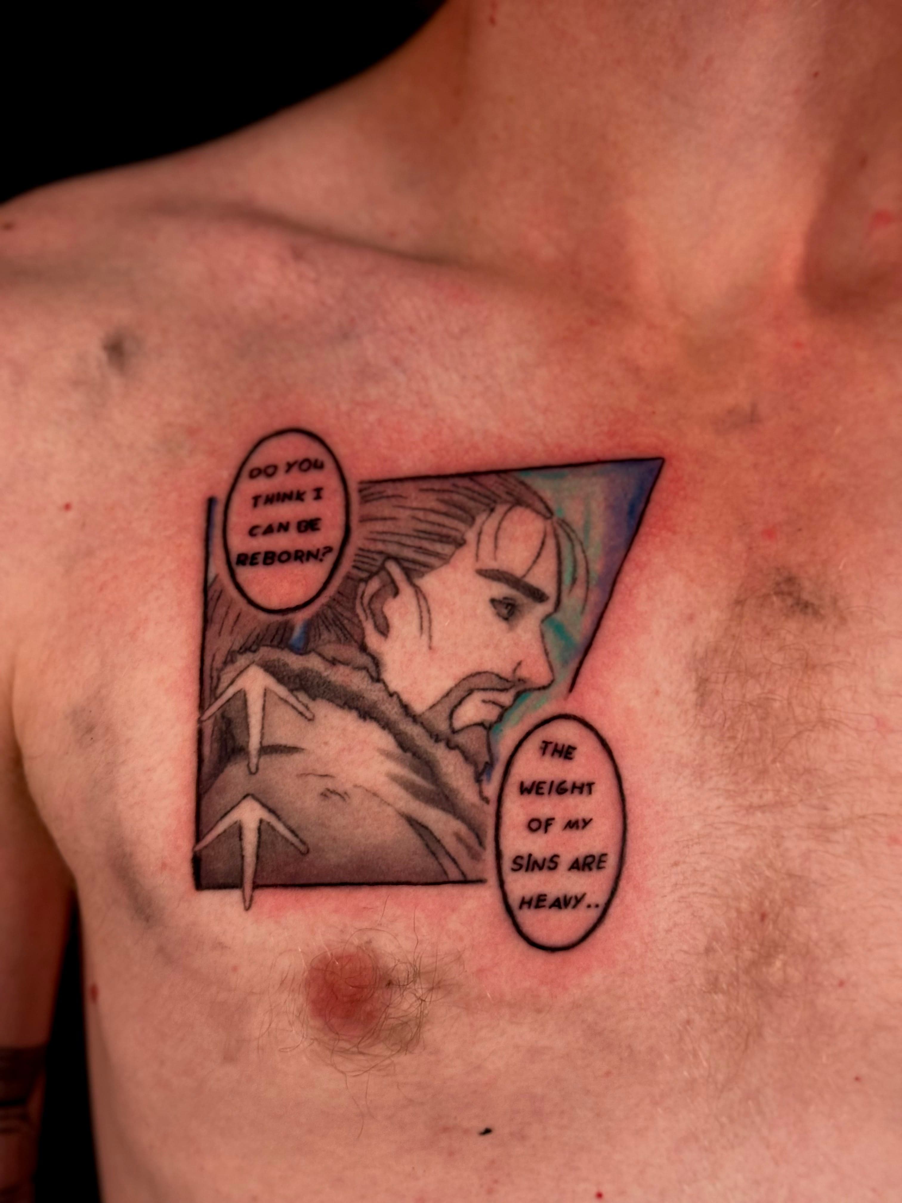 Vinland Saga Manga Panel Tattoo