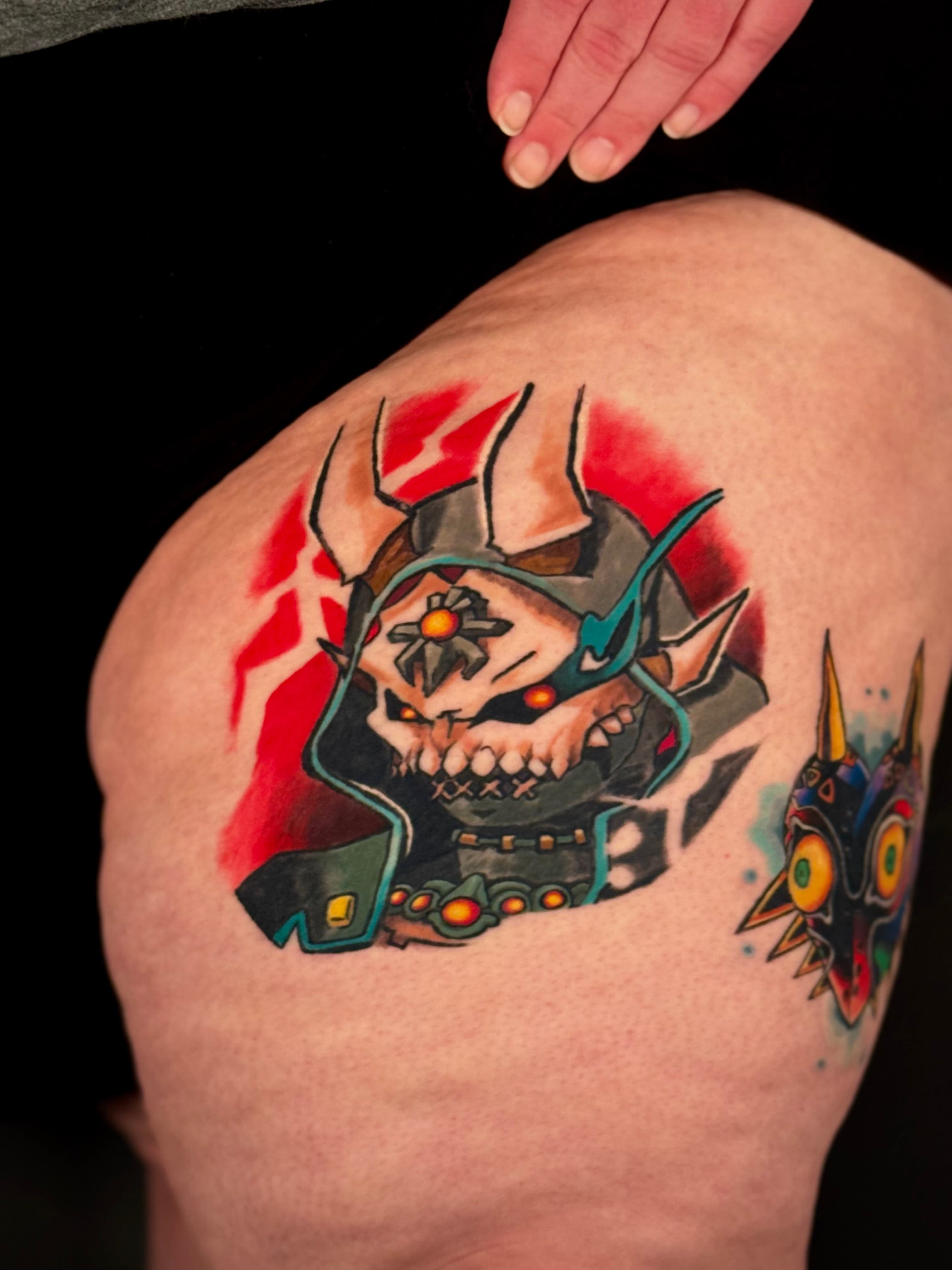 Ganondorf Legend of Zelda Color Tattoo