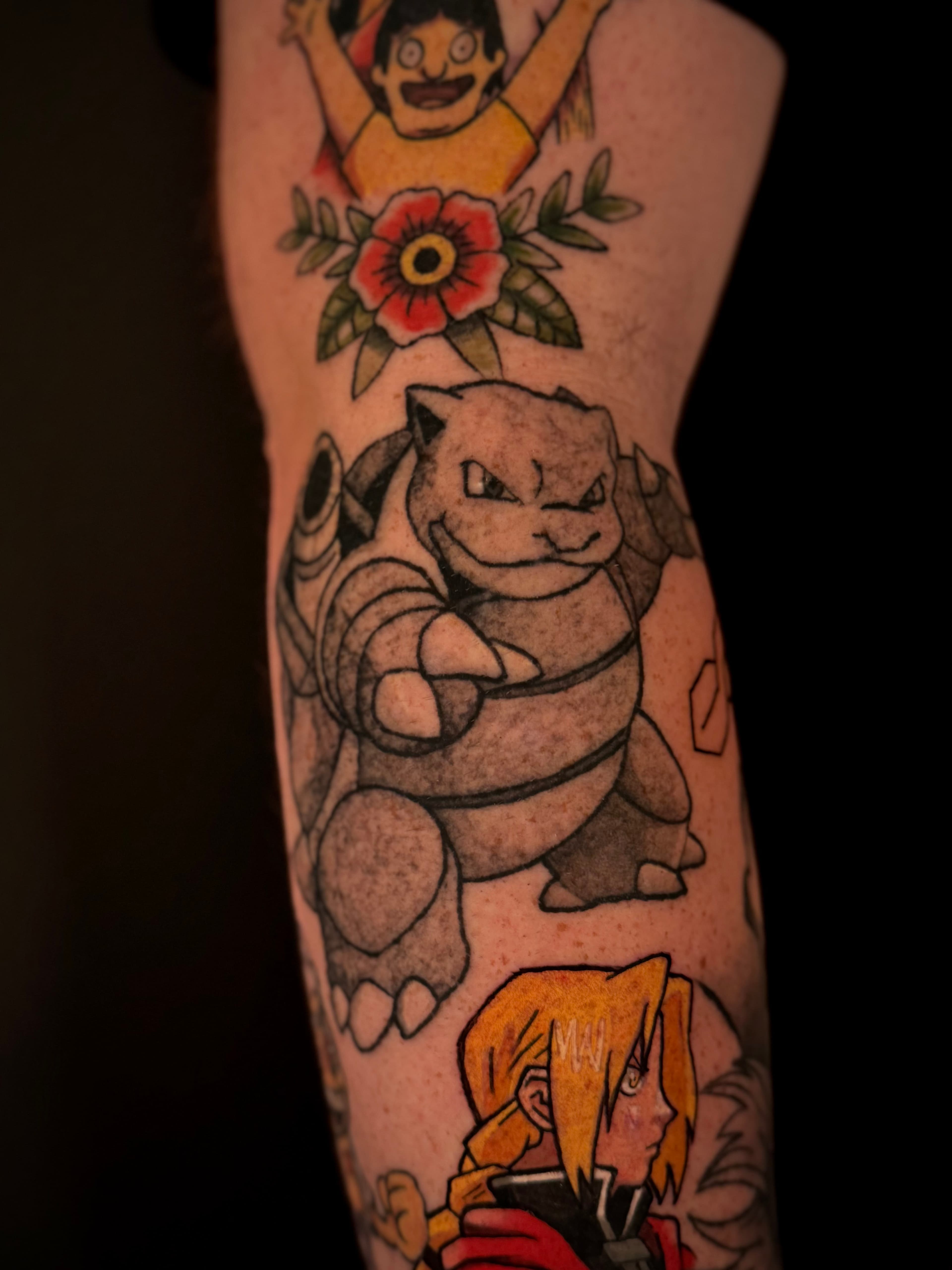Blastoise Pokémon Tattoo