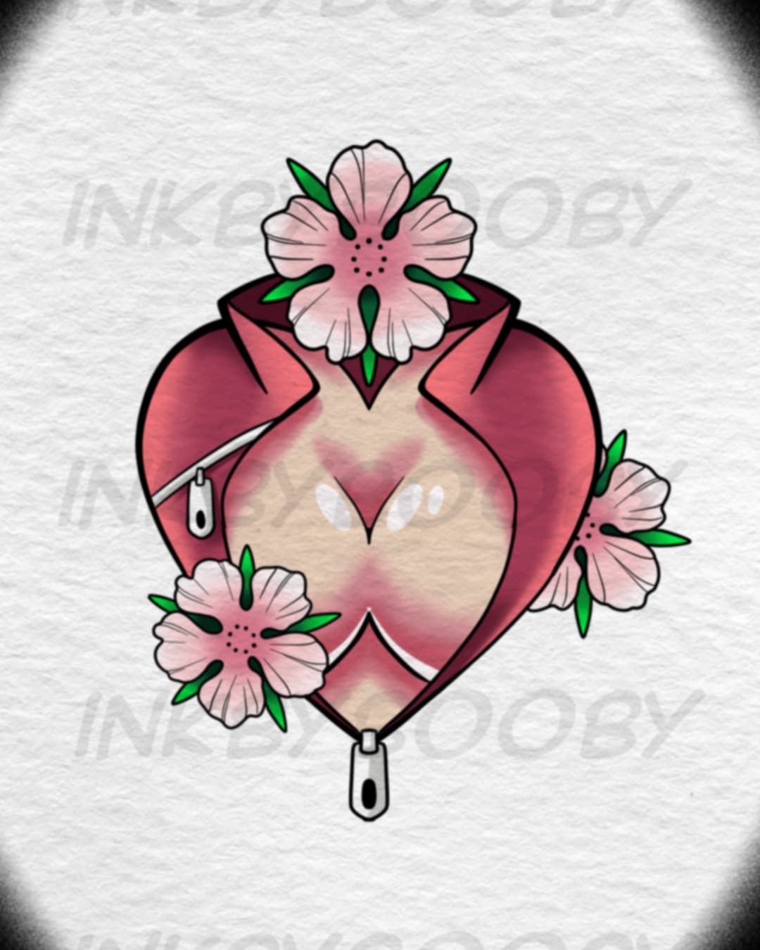 Sakura Haruno Heart Tattoo Flash – Naruto