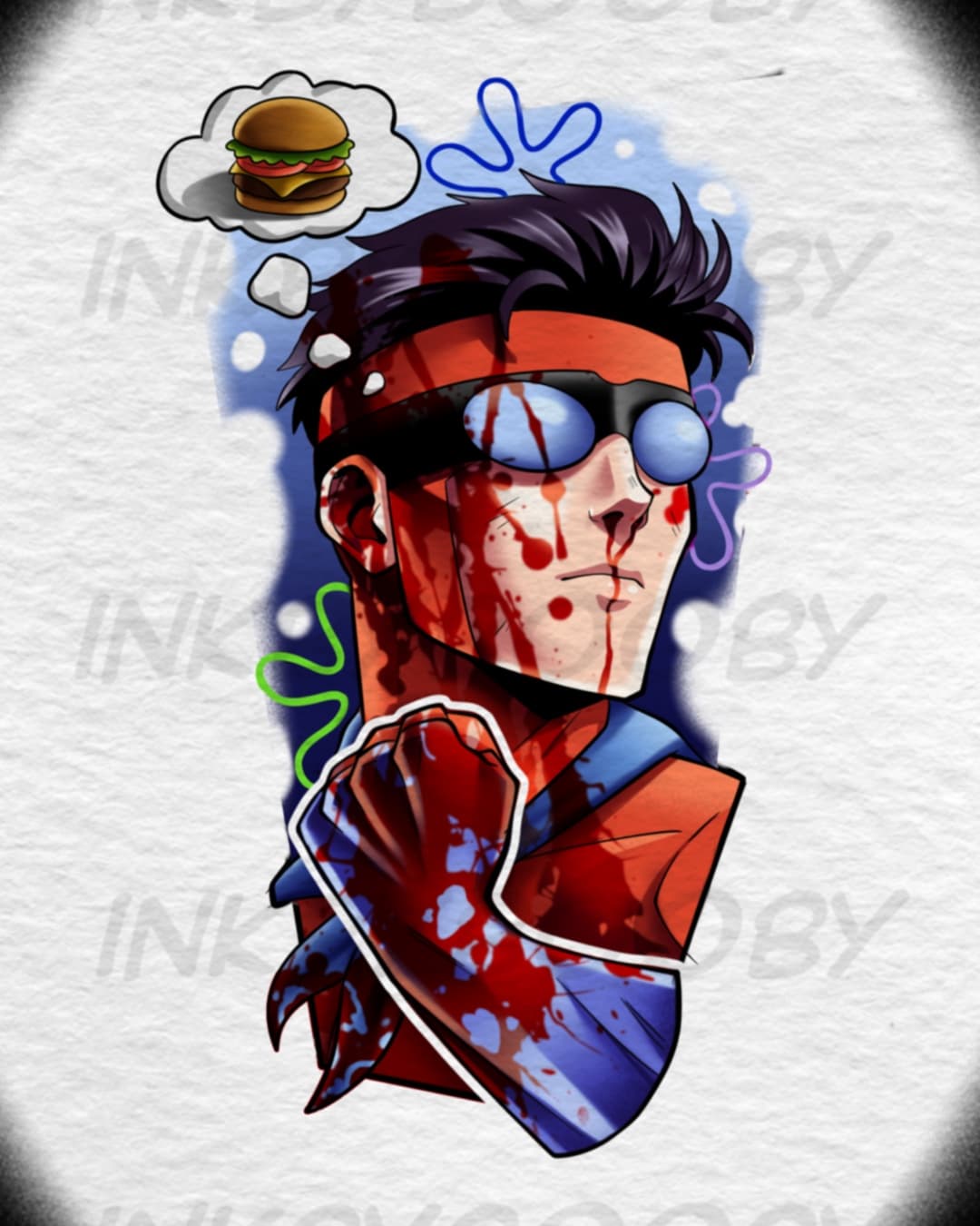 Invincible X Barnacle Boy Tattoo Flash – Invincible Mashup