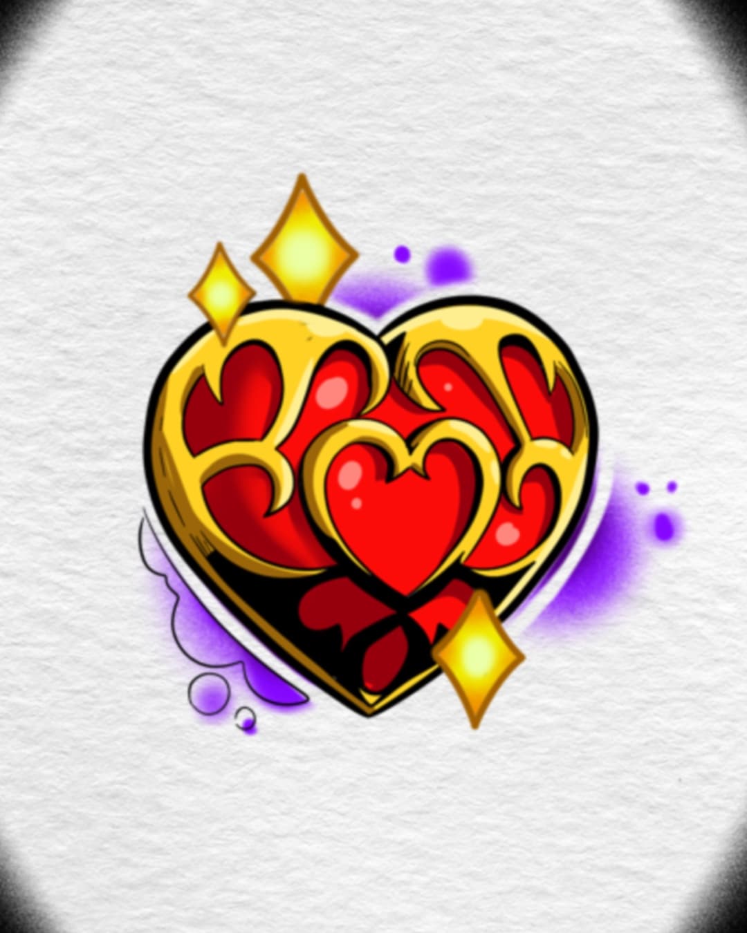 The Legend of Zelda: Ocarina of Time – Heart Tattoo