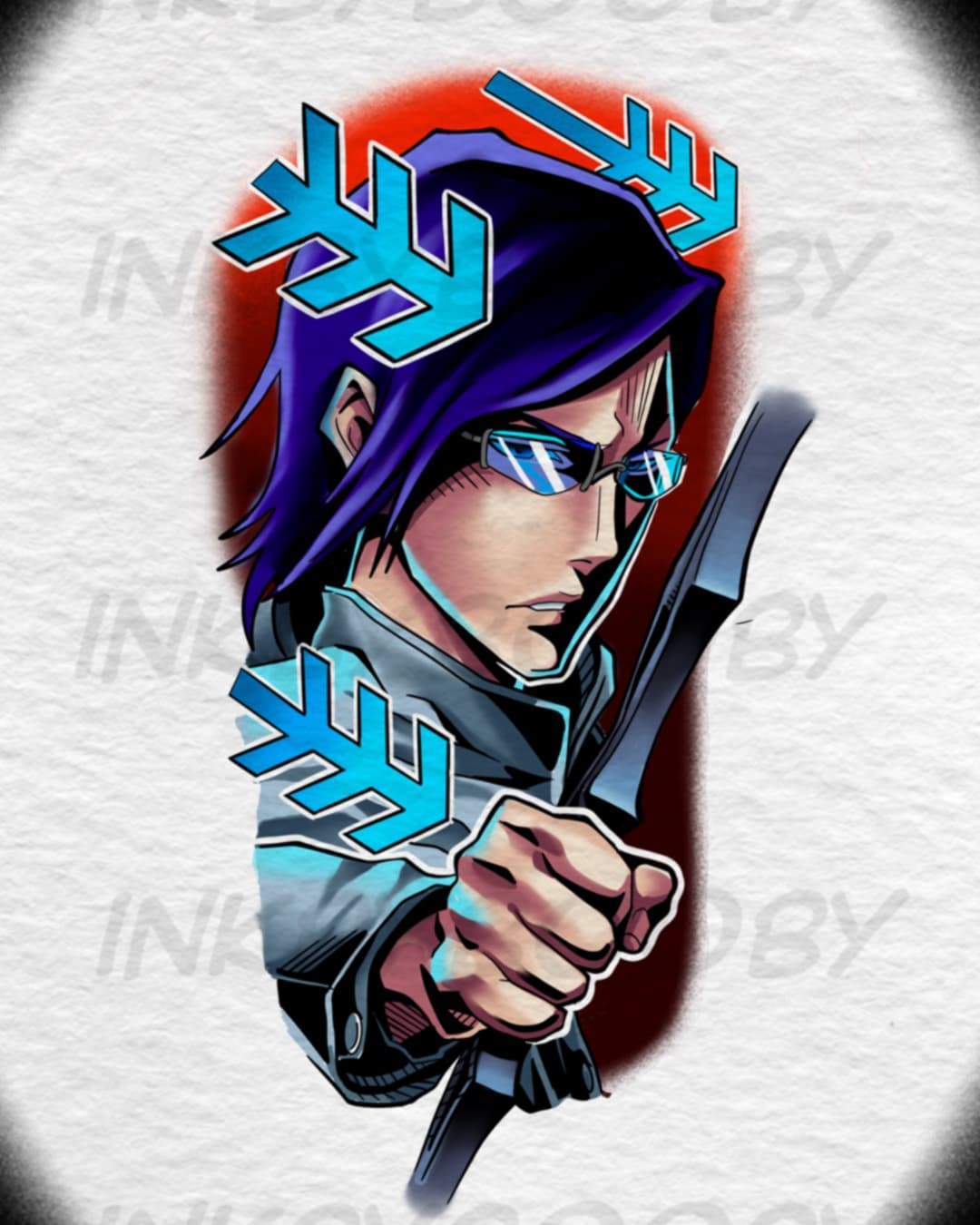 Uryu Ishida Quincy Tattoo Flash – Bleach