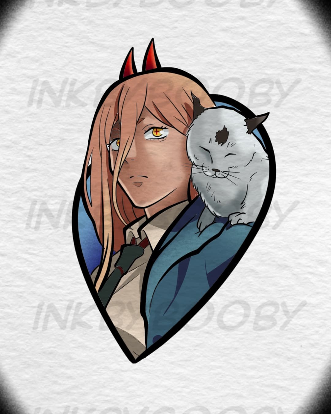 Power & Meowy Tattoo Flash – Chainsaw Man