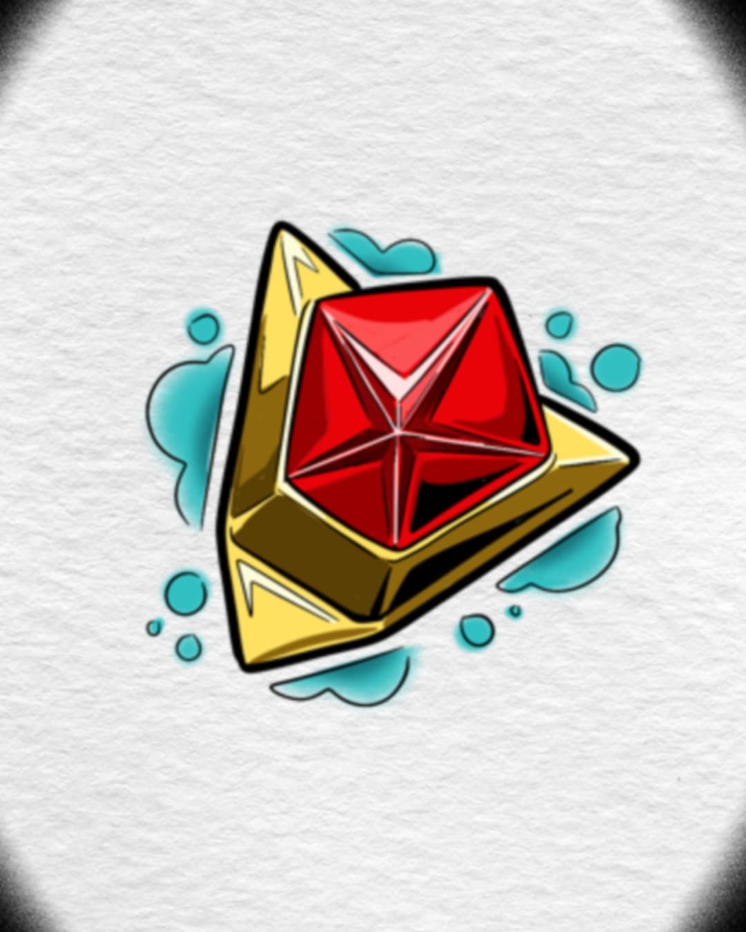 The Legend of Zelda: Ocarina of Time – Goron's Ruby Tattoo