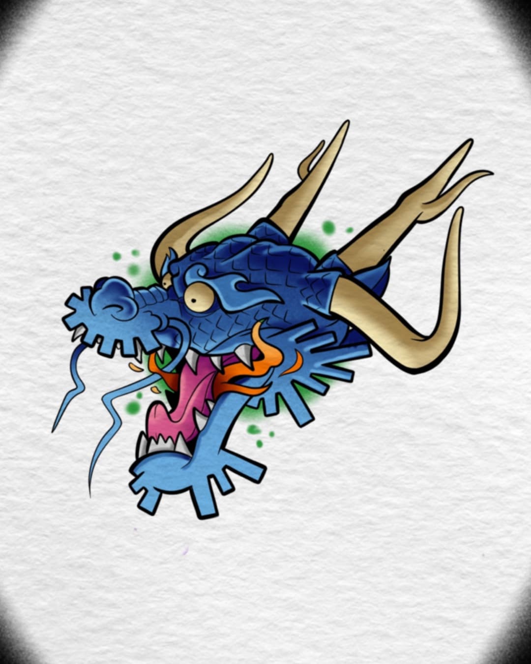 Kaido Dragon Tattoo – One Piece