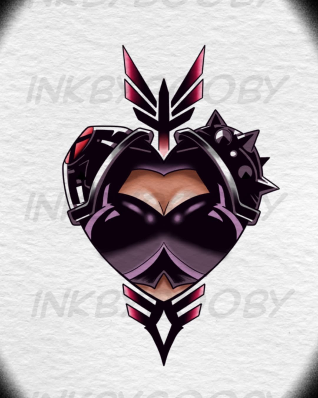 Magik X-Men Heart Tattoo Flash