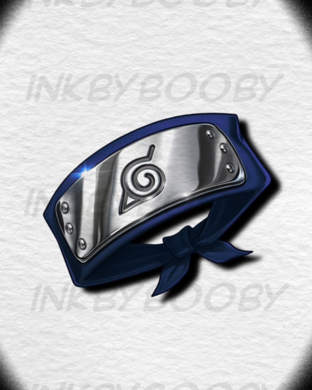 Hidden Leaf Village Headband Tattoo Flash – Naruto