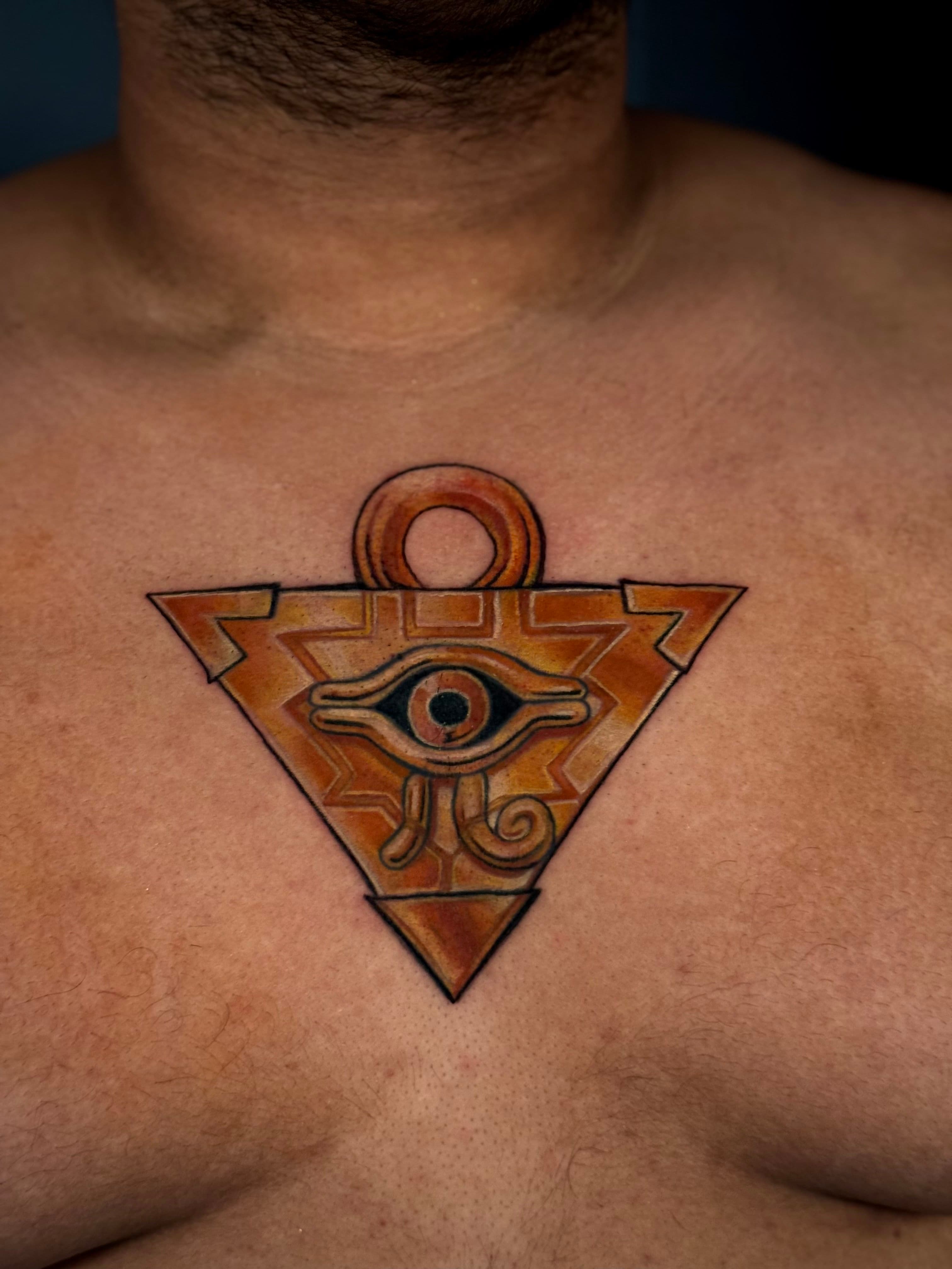 Millennium Puzzle Yu-Gi-Oh! Tattoo